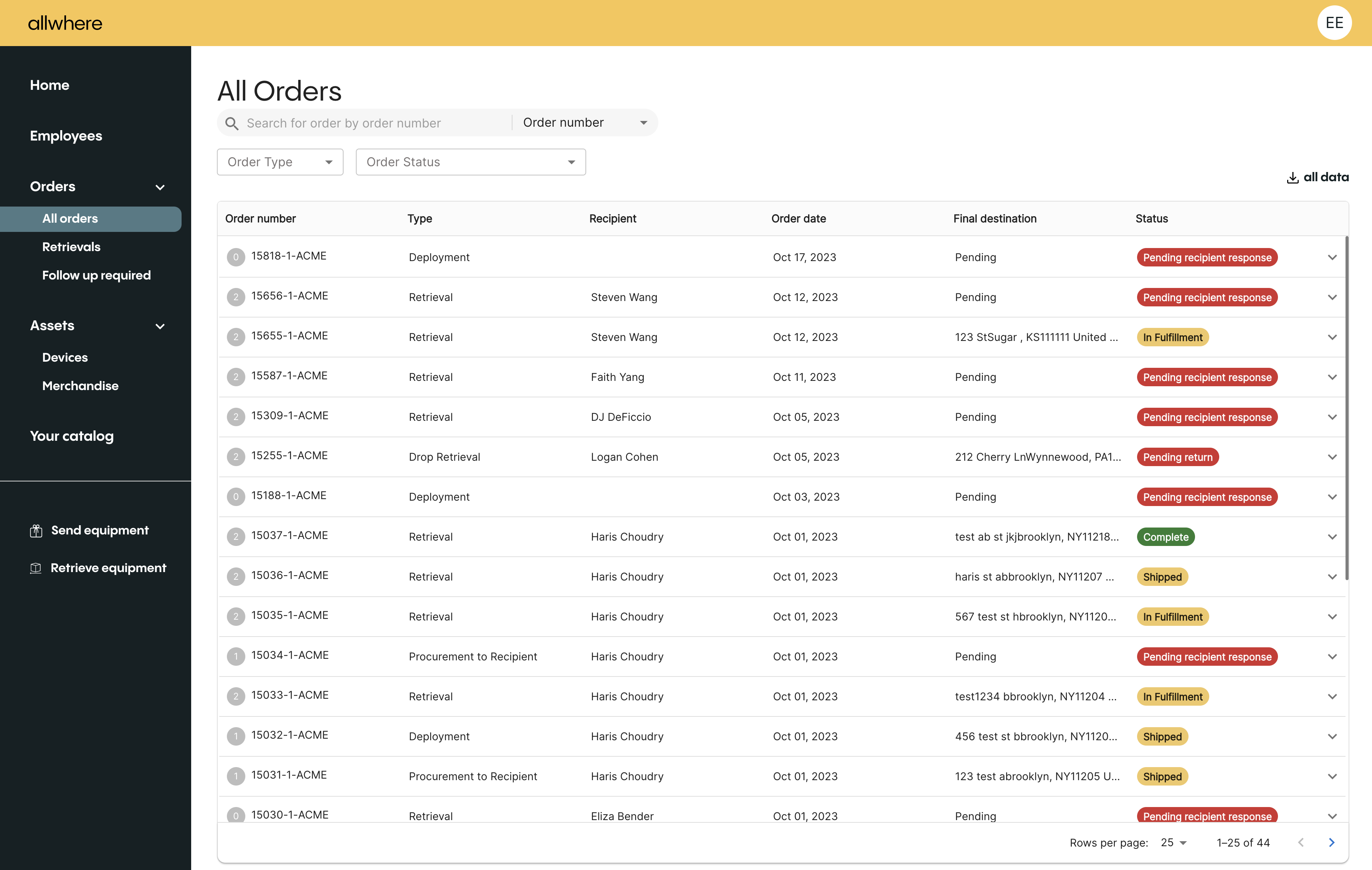 allwhere-orders-page.png